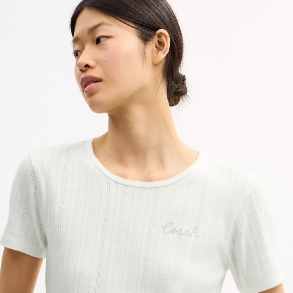 Pointelle T-Shirt