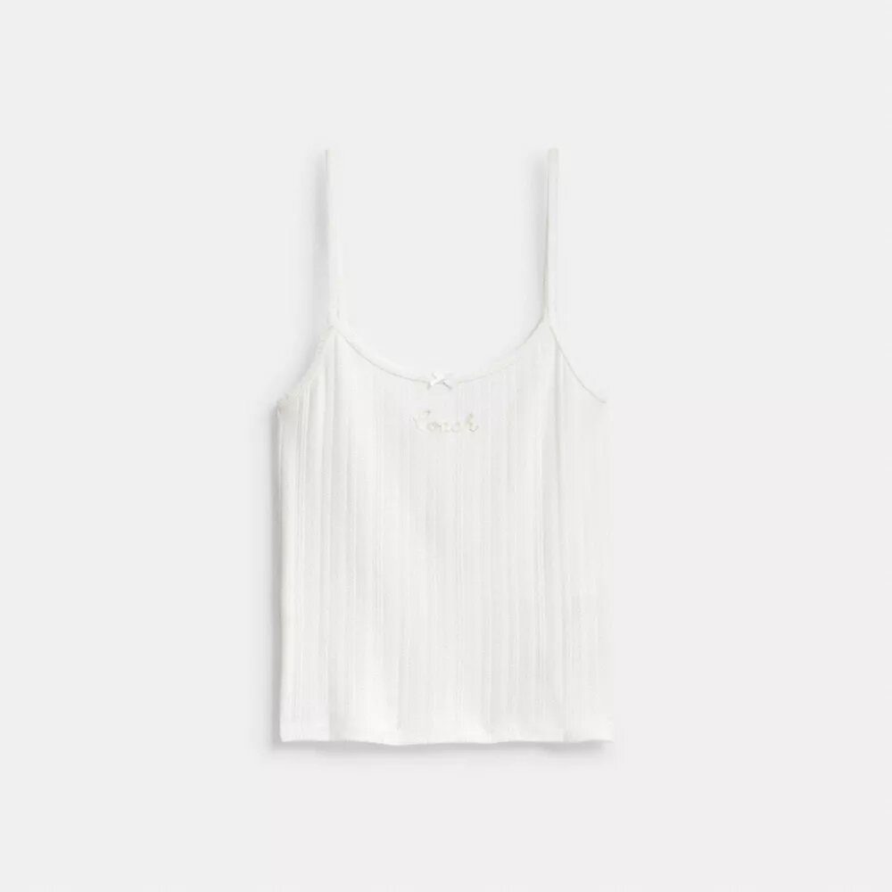 Pointelle Tank