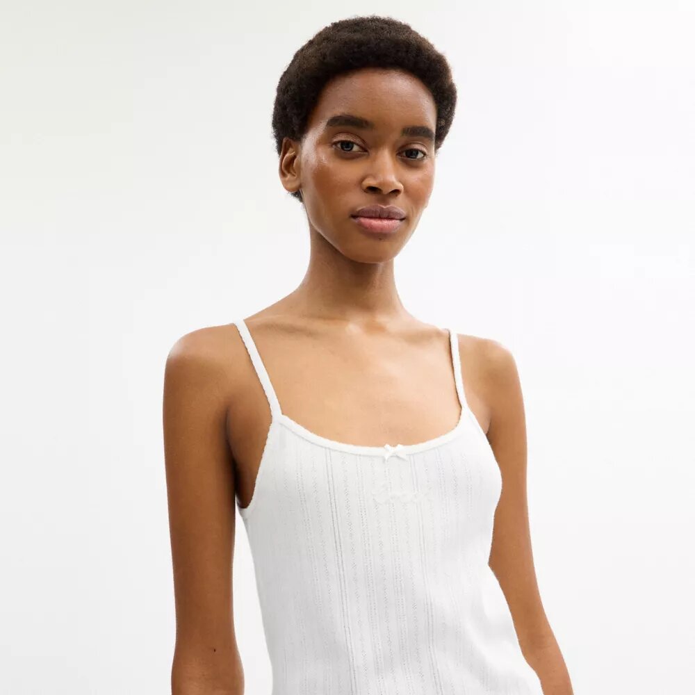 Pointelle Tank