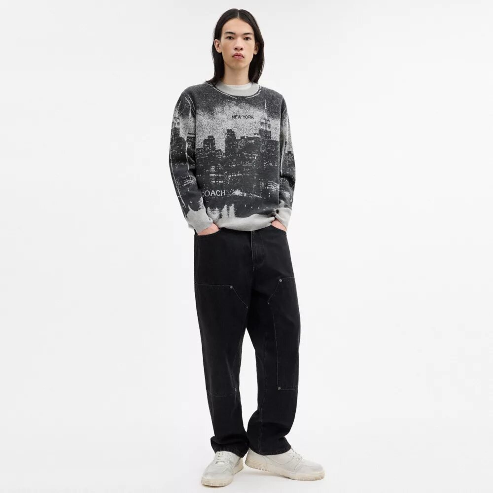 Postcard Crewneck Sweater