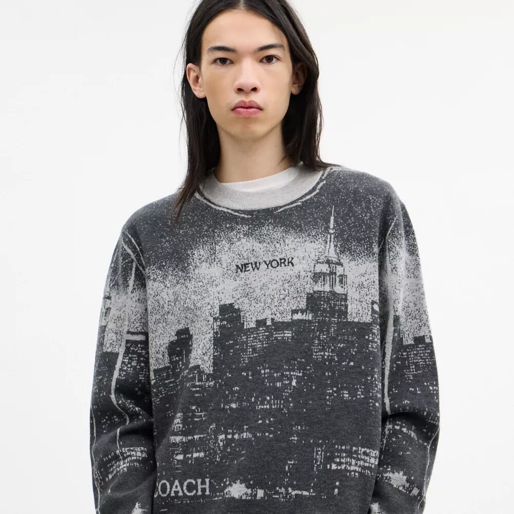 Postcard Crewneck Sweater