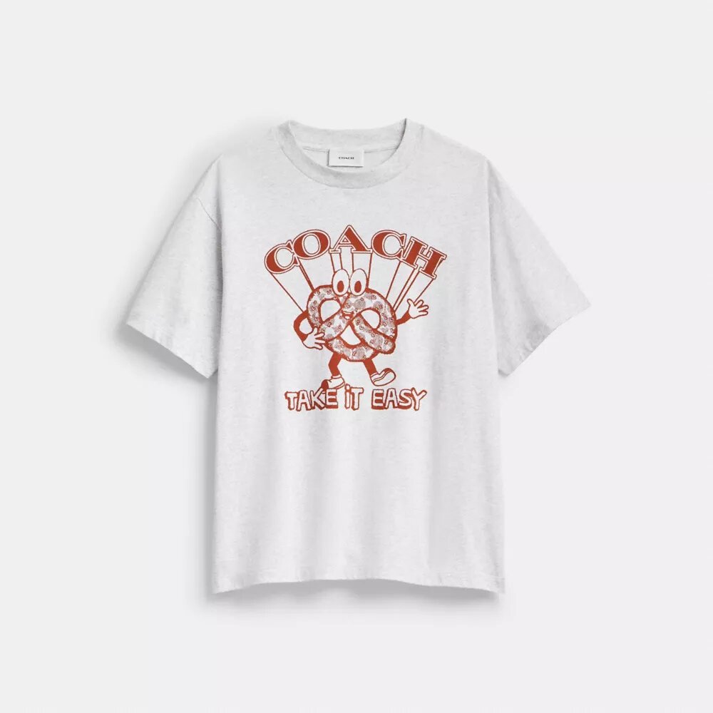 Pretzel Relaxed T-Shirt in Organic Cotton