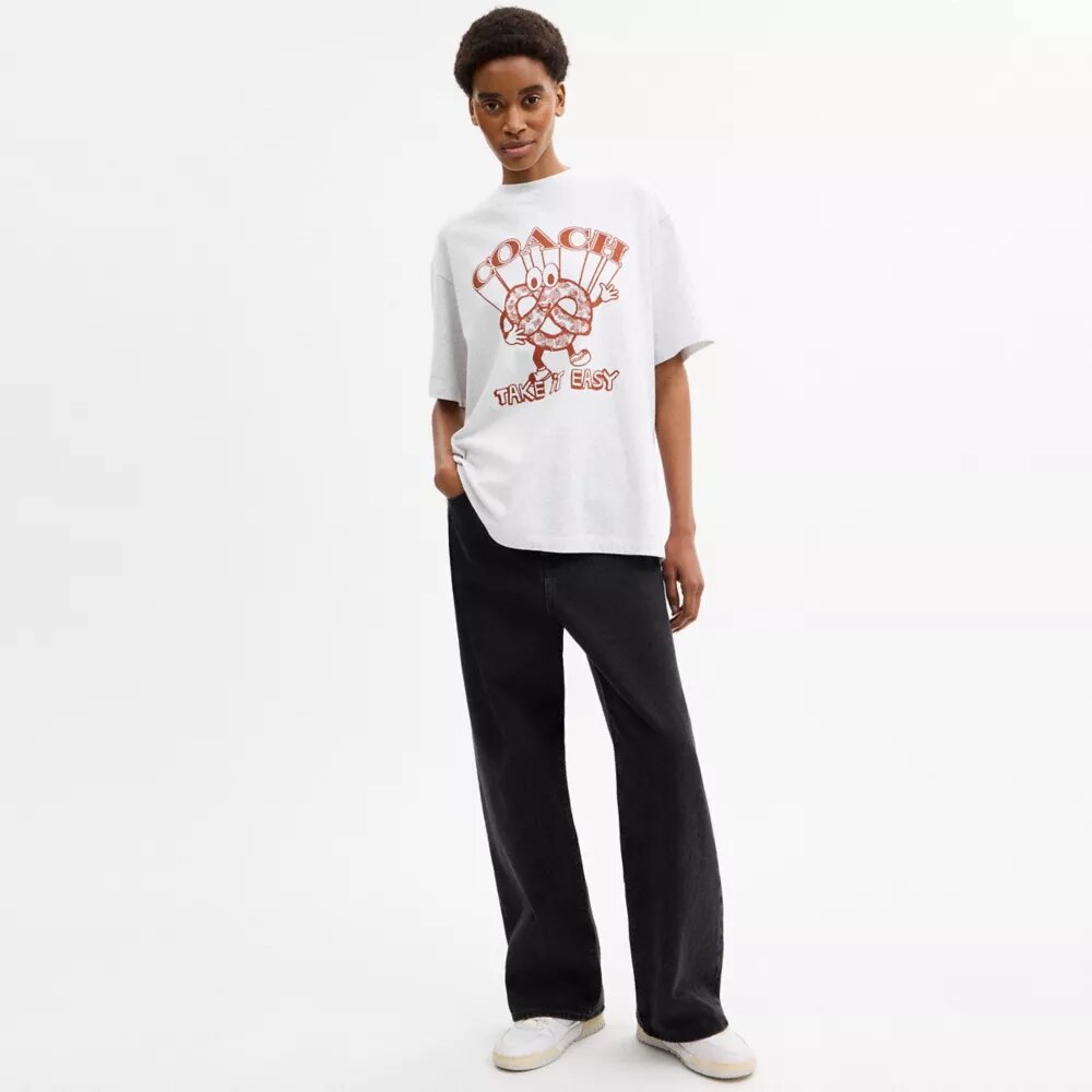 Pretzel Relaxed T-Shirt in Organic Cotton