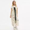 Printed Organza Balloon Dress