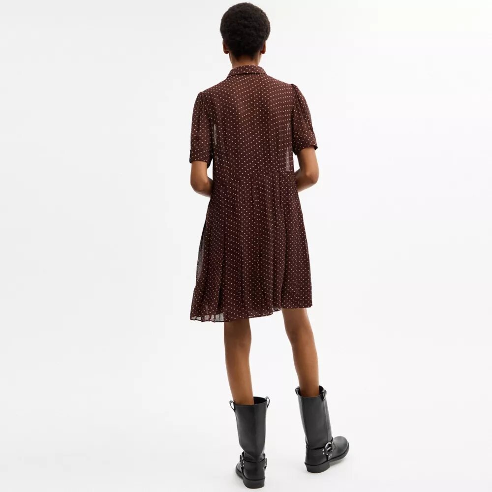 Printed Shirt Dress