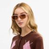 Quilted Rectangle Sunglasses