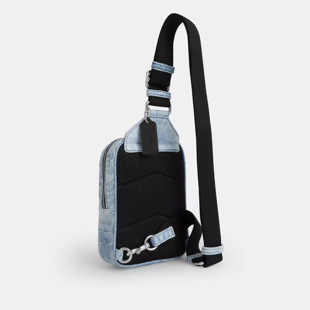 Racer Sling Pack in Loved Signature Denim
