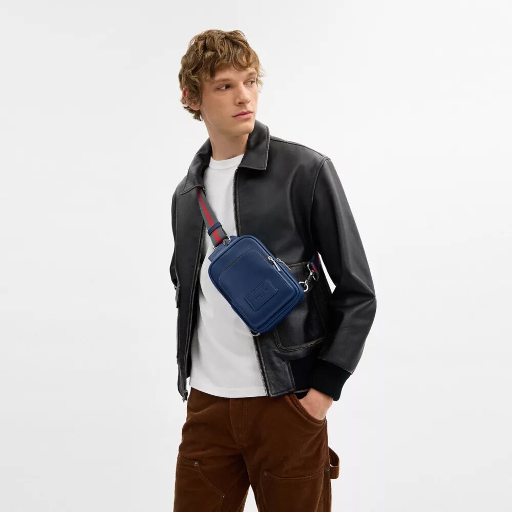 Racer Sling Pack with Varsity Stripe Webbing