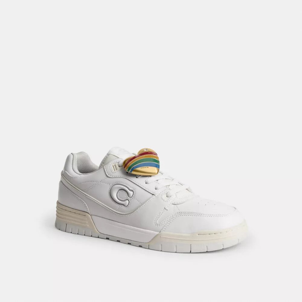 Rainbow Heart Shoe Charm