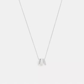 Repeated C Rondelle Necklace