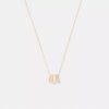 Repeated C Rondelle Necklace