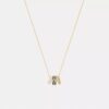 Repeated C Rondelle Necklace