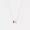 Repeated C Rondelle Necklace