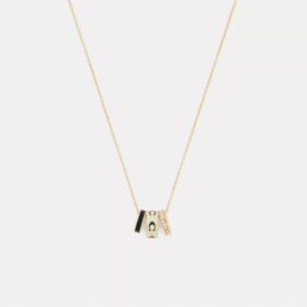 Repeated C Rondelle Necklace