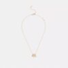 Repeated C Rondelle Necklace