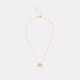 Repeated C Rondelle Necklace
