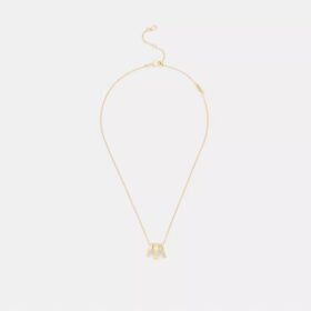 Repeated C Rondelle Necklace