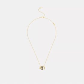 Repeated C Rondelle Necklace