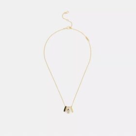 Repeated C Rondelle Necklace