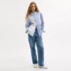 Repurposed Cotton Patchwork Oxford Shirt