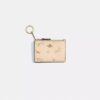 Restored Mini Skinny Id Case with Antique Floral Print