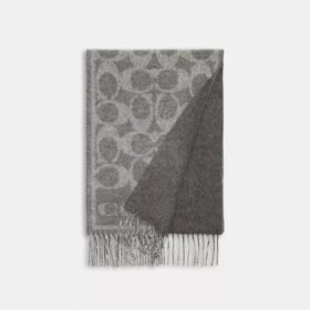 Reversible Signature Cashmere Muffler
