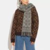 Reversible Signature Cashmere Muffler