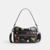 Rexy 10Th Birthday Dakota Crossbody Bag in Loved Leather with Sticker Print