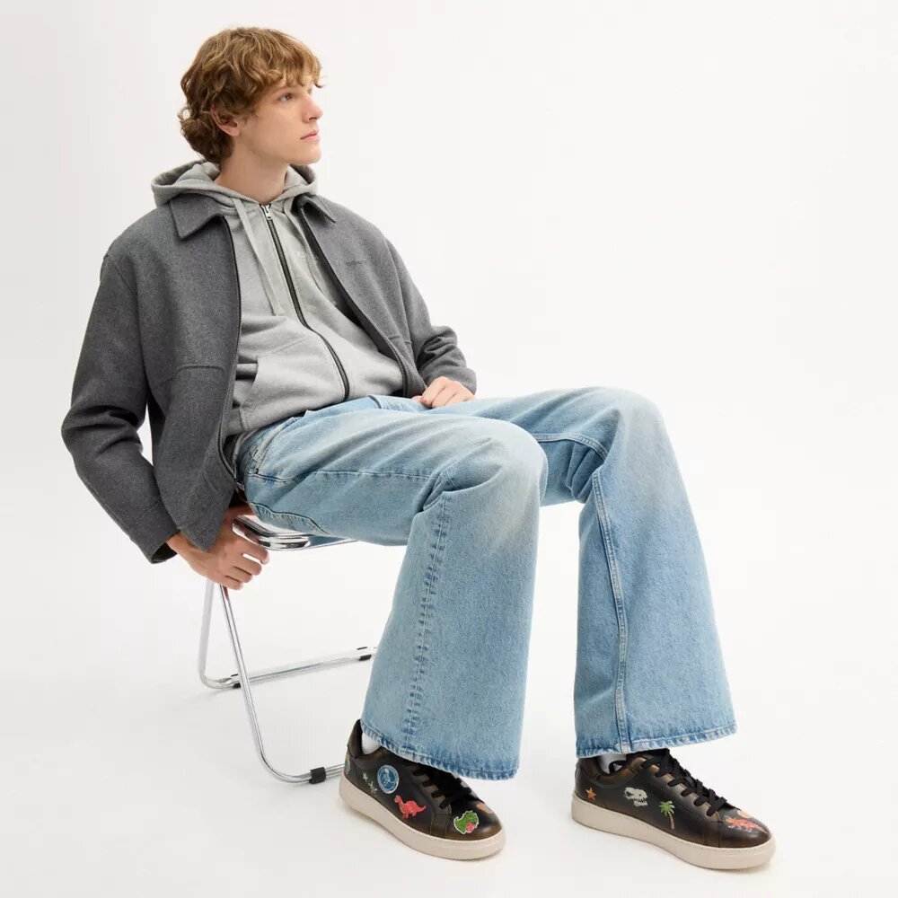 Rexy 10Th Birthday High Line Sneaker with Sticker Print