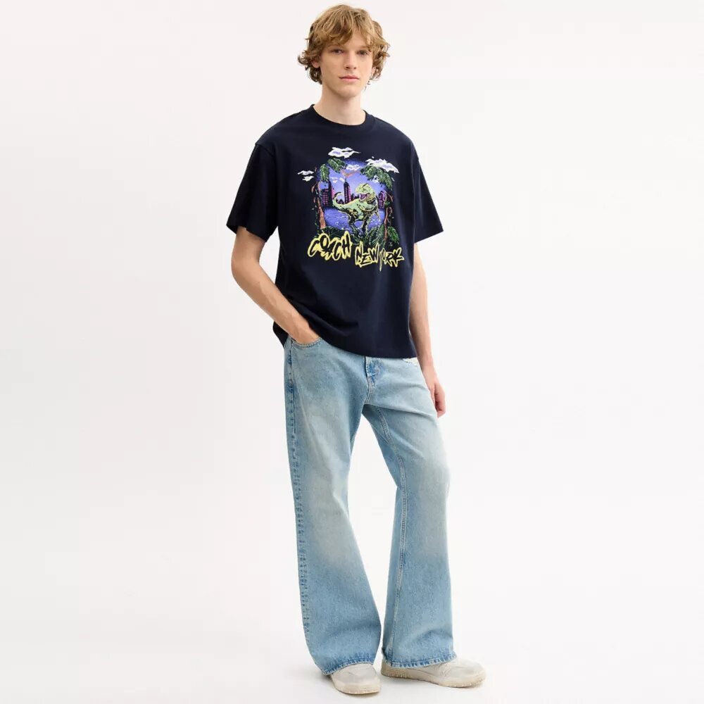 Rexy 10Th Birthday Jungle Relaxed T-Shirt in Organic Cotton