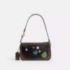 Rexy 10Th Birthday Plaza Bag 18 in Loved Leather with Sticker Print