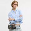 Rexy 10Th Birthday Plaza Bag 18 in Loved Leather with Sticker Print