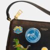 Rexy 10Th Birthday Plaza Bag 18 in Loved Leather with Sticker Print