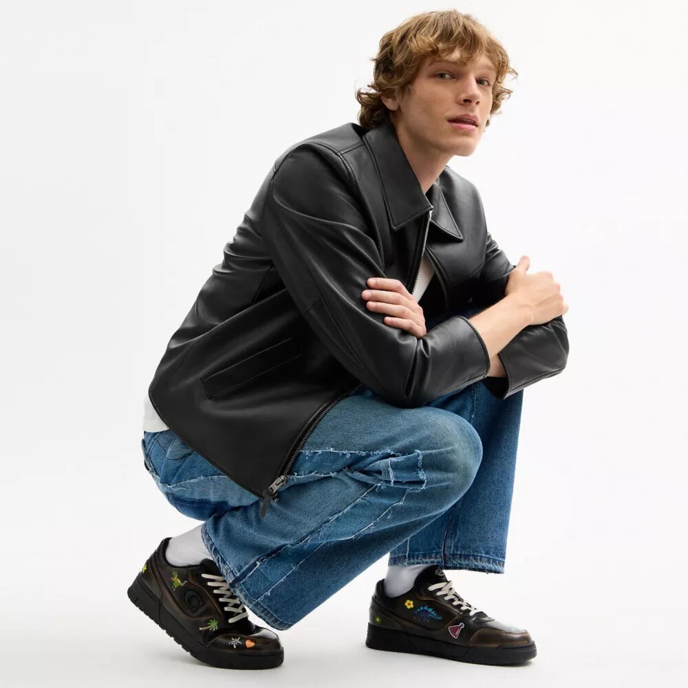 Rexy 10Th Birthday Soho Sneaker with Sticker Print