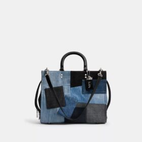 Rogue Bag with Repurposed Denim Patchwork