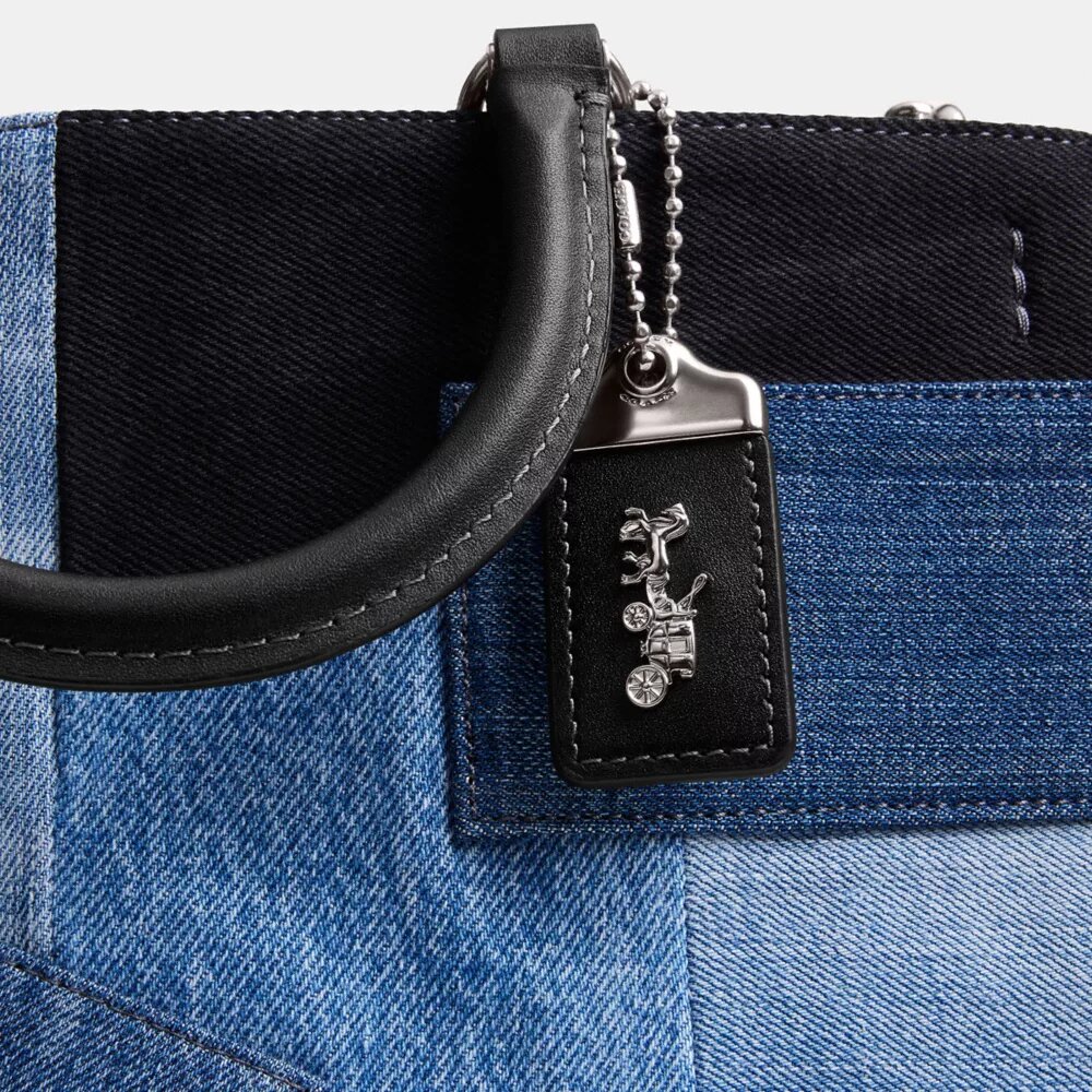 Rogue Bag with Repurposed Denim Patchwork