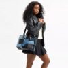 Rogue Bag with Repurposed Denim Patchwork