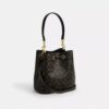 Rowan Bucket Bag in Loved Signature Canvas with Charms