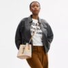 Rowan Bucket Bag in Rainbow Signature Canvas