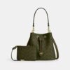 Rowan Bucket Bag in Signature Canvas