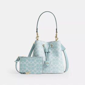 Rowan Bucket Bag in Signature Canvas