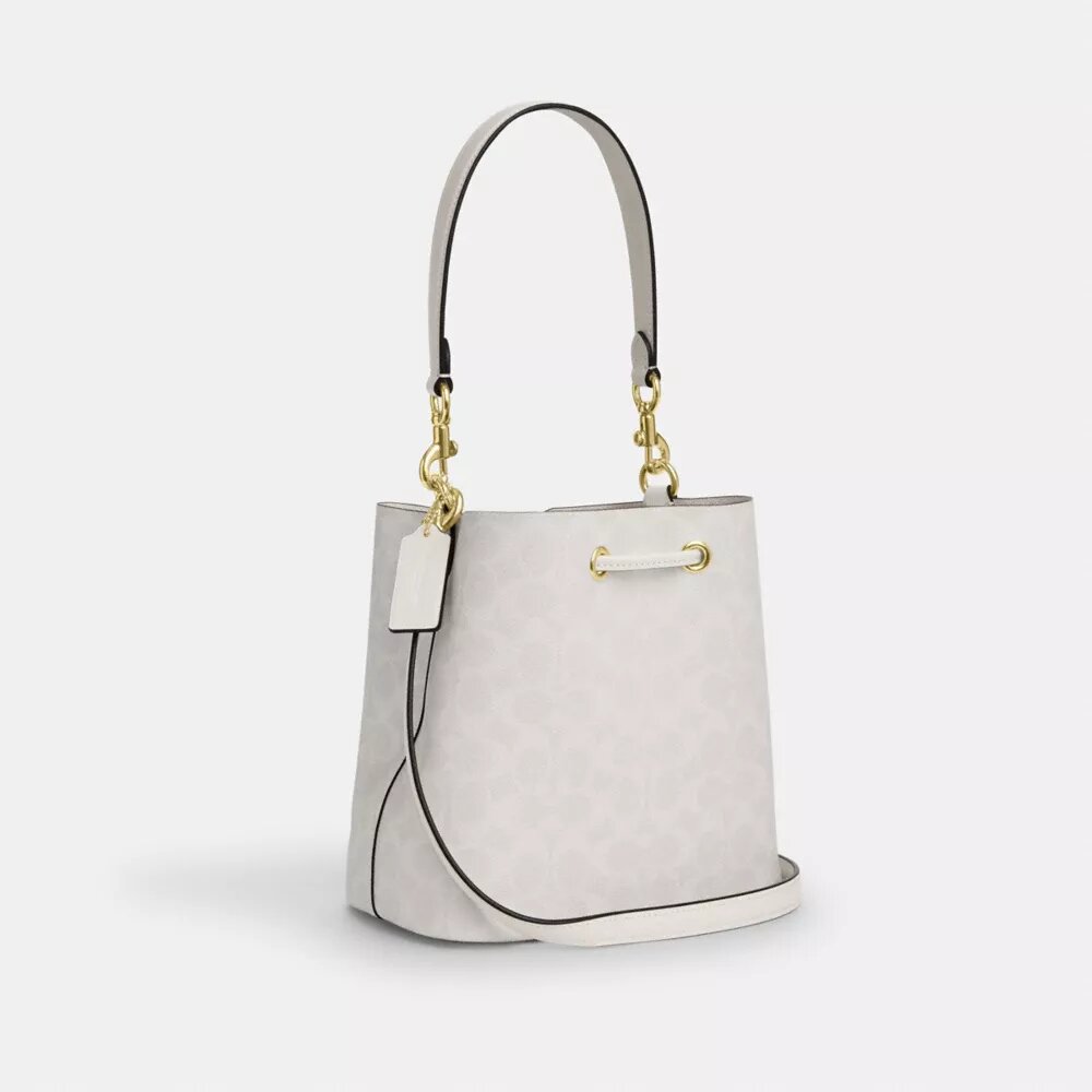 Rowan Bucket Bag in Signature Canvas