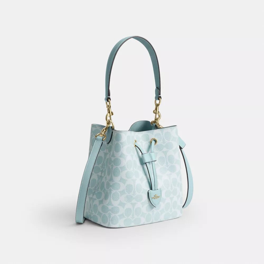 Rowan Bucket Bag in Signature Canvas