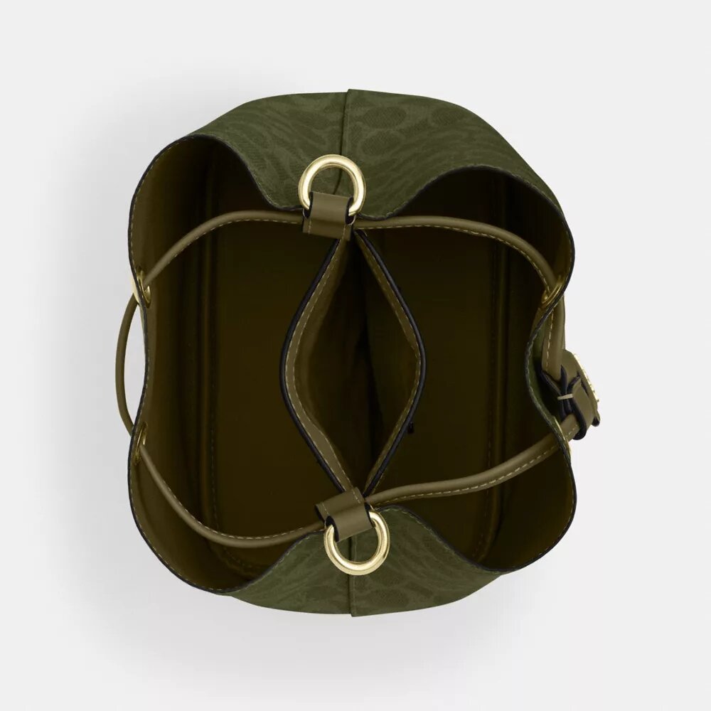 Rowan Bucket Bag in Signature Canvas