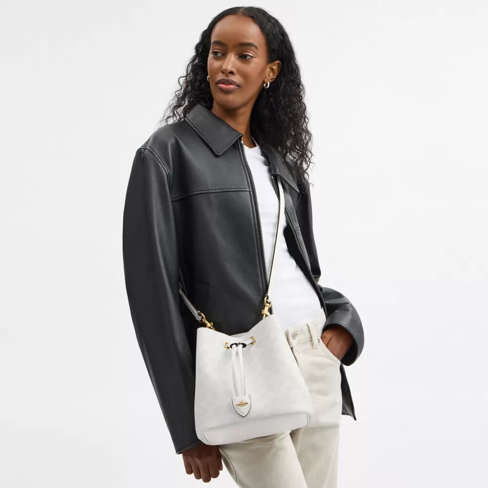 Rowan Bucket Bag in Signature Canvas