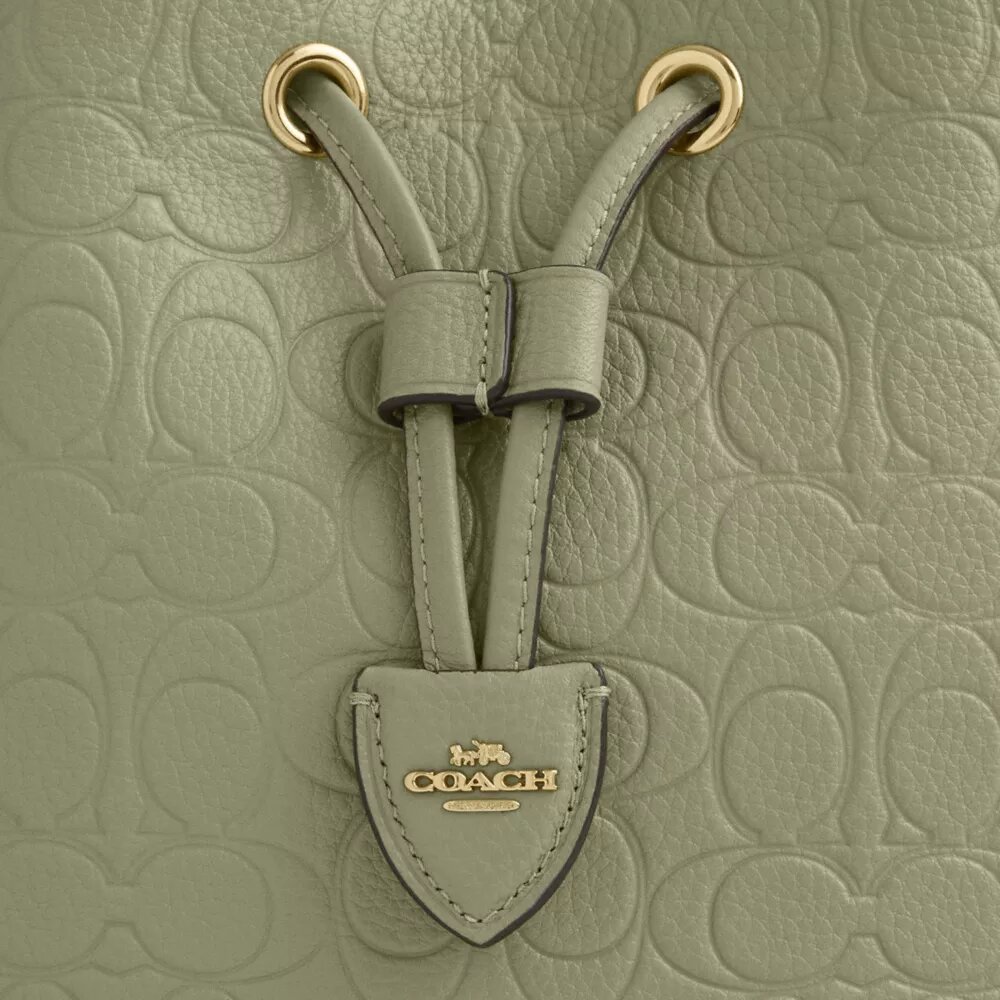 Rowan Bucket Bag in Signature Leather