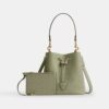 Rowan Bucket Bag in Signature Leather