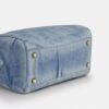 Rowan Large Satchel Bag in Loved Denim with Charms