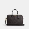 Rowan Large Satchel Bag in Signature Canvas