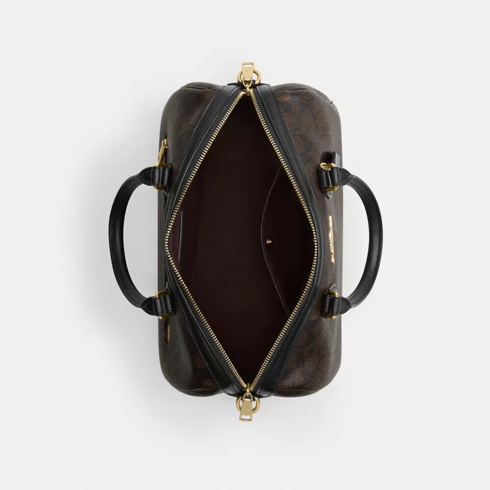 Rowan Large Satchel Bag in Signature Canvas